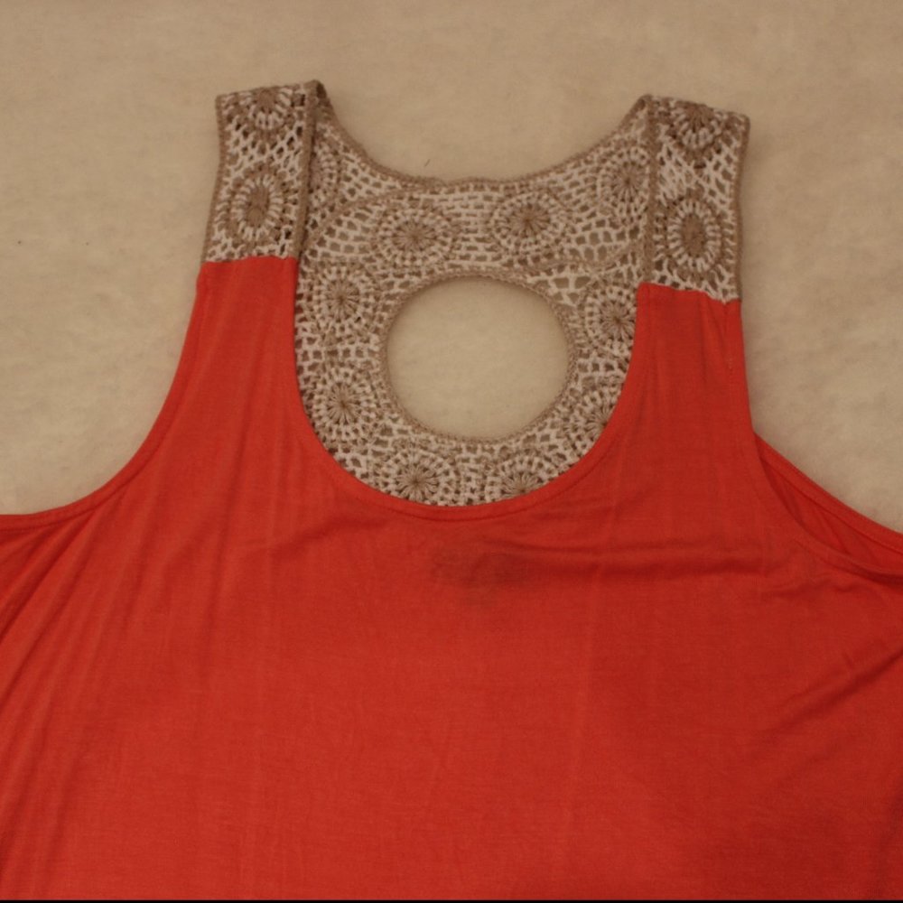 NWOT, RXB, crochet top, size medium
